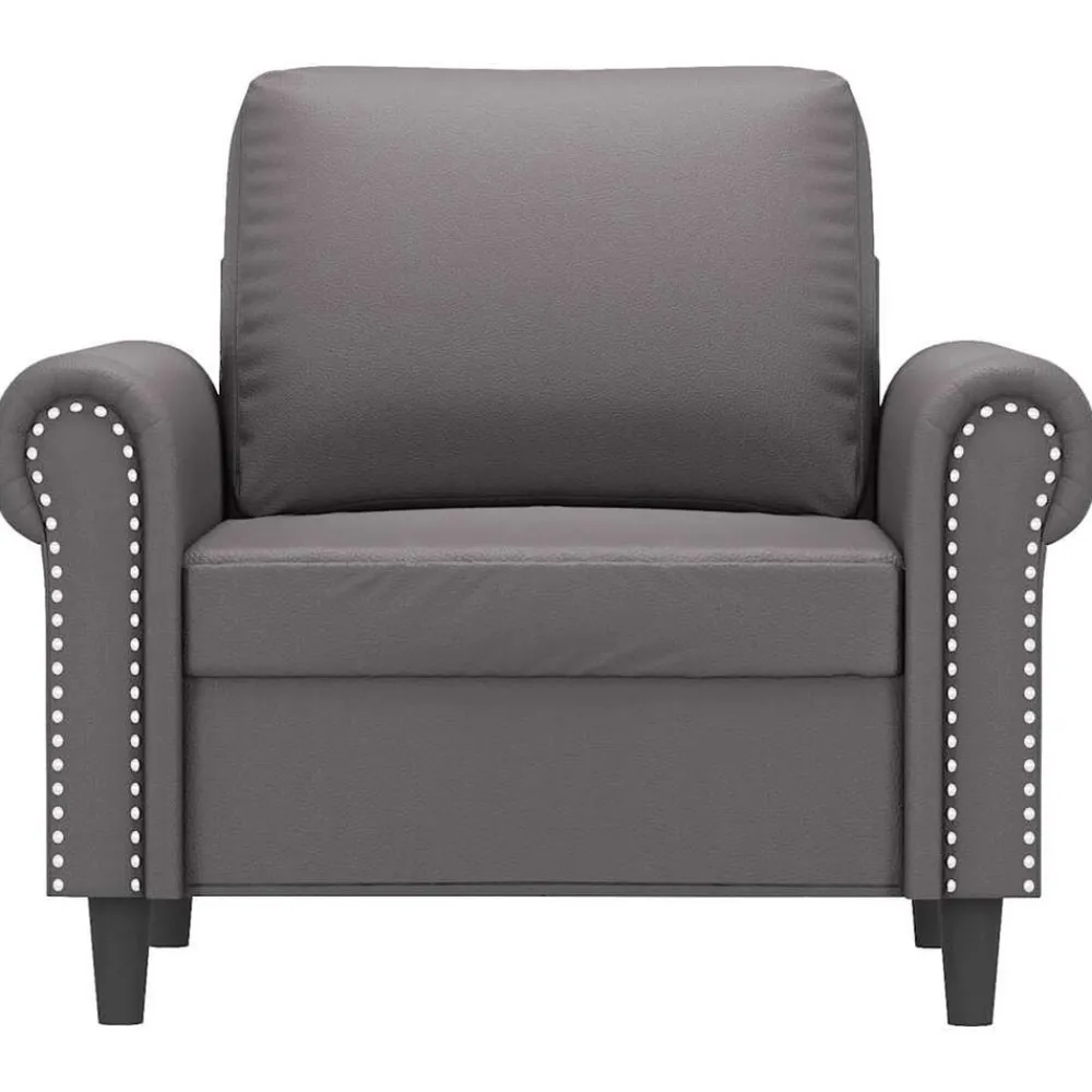 vidaXL Sofás-Sillón cuero sintético 60 cm