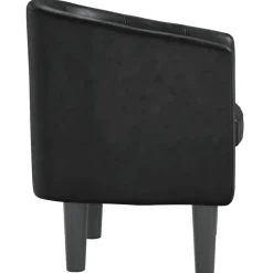 vidaXL Sillas-Sillón cuero sintético