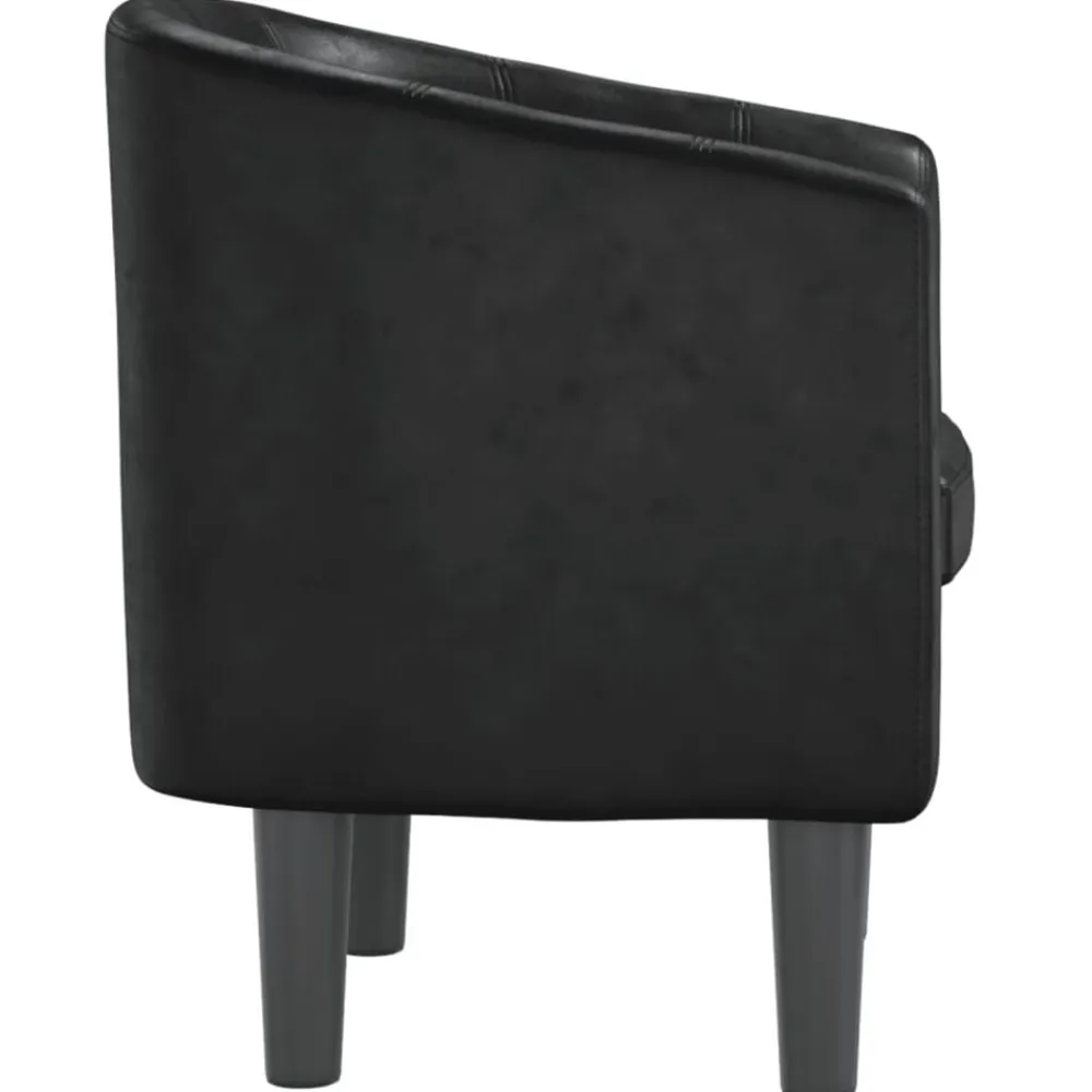 vidaXL Sillas-Sillón cuero sintético