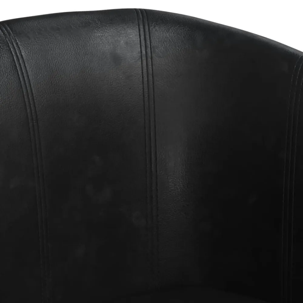 vidaXL Sillas-Sillón cuero sintético