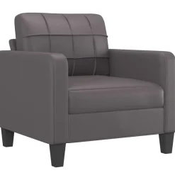 vidaXL Sofás-Sillón cuero sintético 60 cm