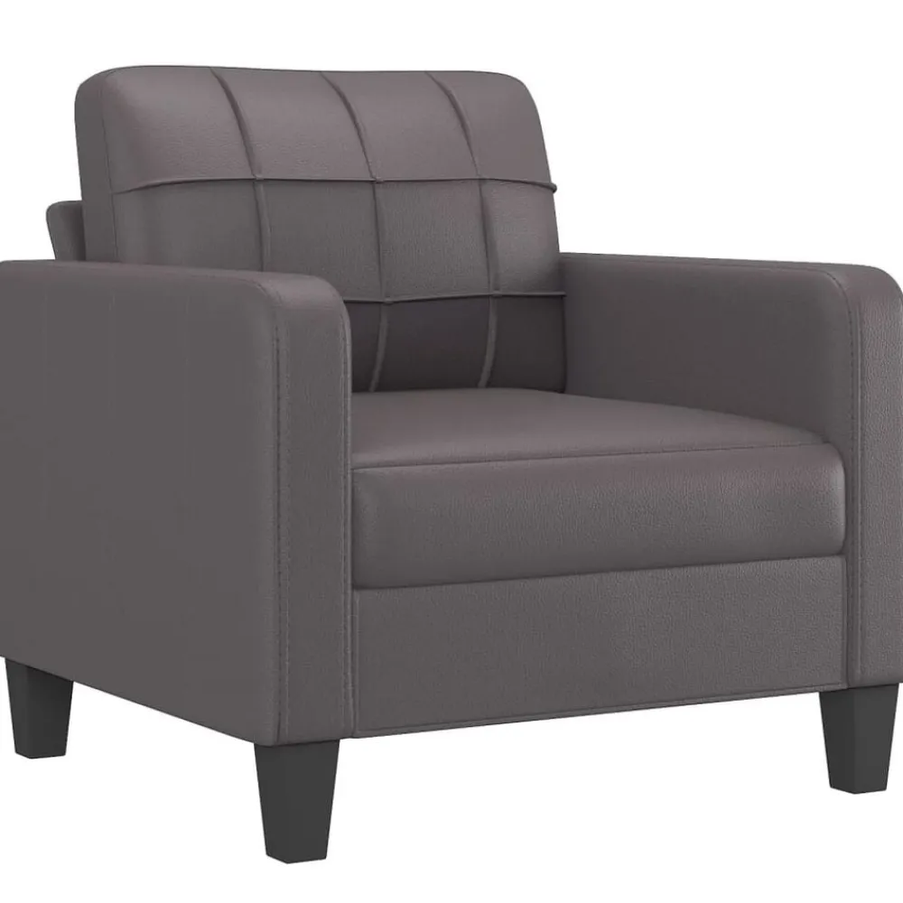 vidaXL Sofás-Sillón cuero sintético 60 cm