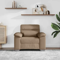 vidaXL Sofás-Sillón cuero sintético color 100x81x84 cm
