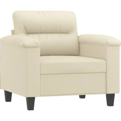 vidaXL Sofás-Sillón cuero sintético 60 cm