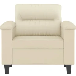 vidaXL Sofás-Sillón cuero sintético 60 cm