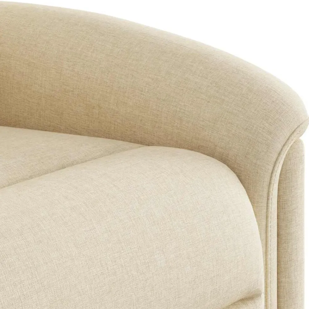 vidaXL Sillas-Sillón de masaje eléctrico reclinable elevable tela
