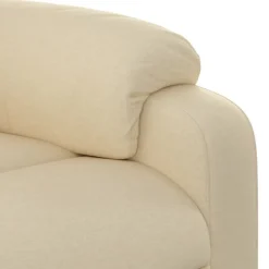 vidaXL Sillas-Sillón de masaje eléctrico reclinable elevable tela