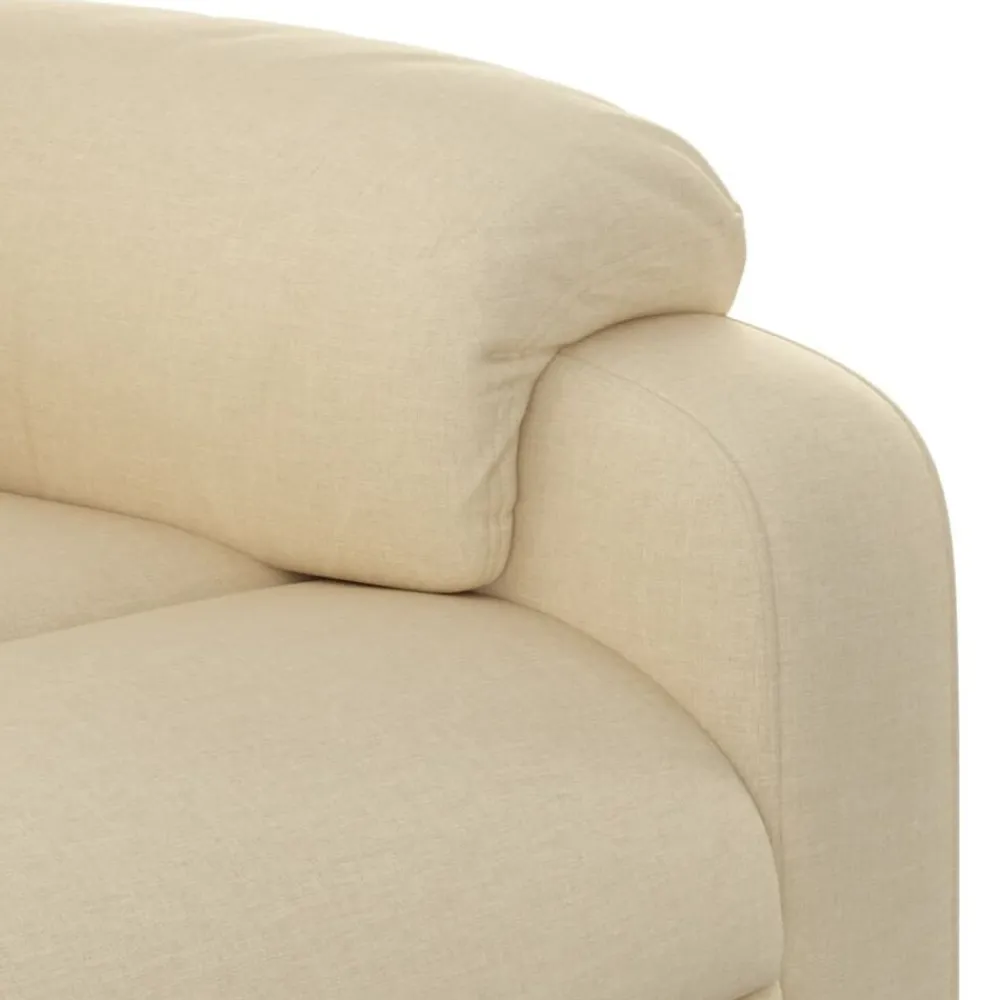 vidaXL Sillas-Sillón de masaje eléctrico reclinable elevable tela