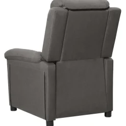 vidaXL Sillas-Sillón de masaje eléctrico tela