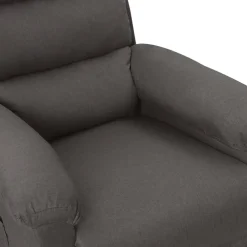 vidaXL Sillas-Sillón de masaje eléctrico tela