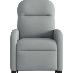 vidaXL Sillas-Sillón de masaje eléctrico reclinable elevable tela