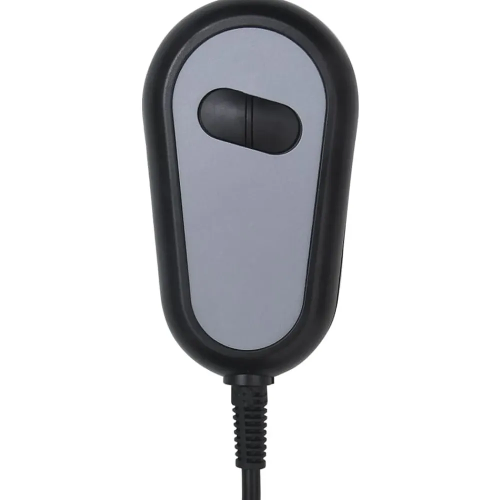 vidaXL Sillas-Sillón de masaje eléctrico tela marrón oscuro
