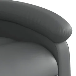 vidaXL Sillas-Sillón de masaje elevable eléctrico cuero sintético
