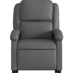 vidaXL Sillas-Sillón de masaje elevable eléctrico cuero sintético