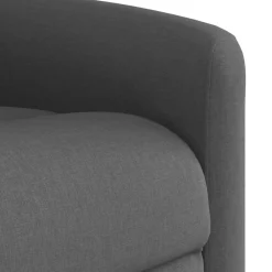vidaXL Sillón de masaje eléctrico reclinable elevable tela Gris oscuro Online