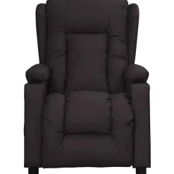 vidaXL Sillón de masaje eléctrico cuero sintético Negro Best