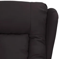 vidaXL Sillón de masaje eléctrico cuero sintético Negro Best