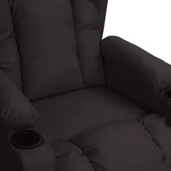 vidaXL Sillón de masaje eléctrico cuero sintético Negro Best
