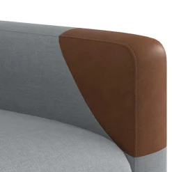 vidaXL Sillón de masaje eléctrico reclinable elevable tela Gris claro Discount