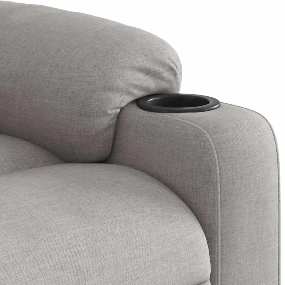 vidaXL Sillas-Sillón de masaje eléctrico reclinable elevable tela