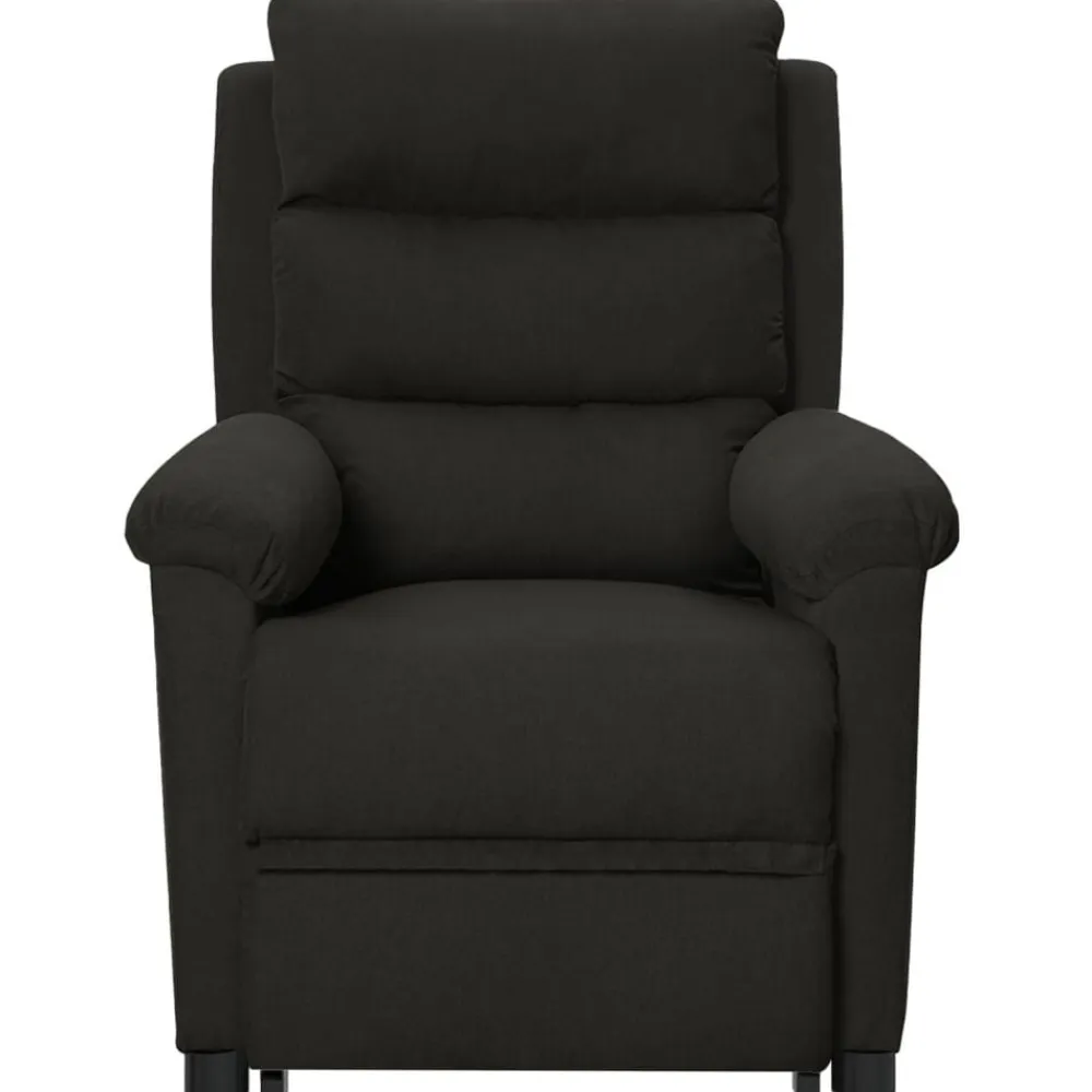 vidaXL Sillón de masaje elevable tela Negro Best