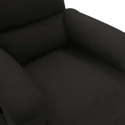 vidaXL Sillón de masaje elevable tela Negro Best
