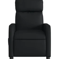 vidaXL Sillas-Sillón de masaje reclinable eléctrico cuero sintético