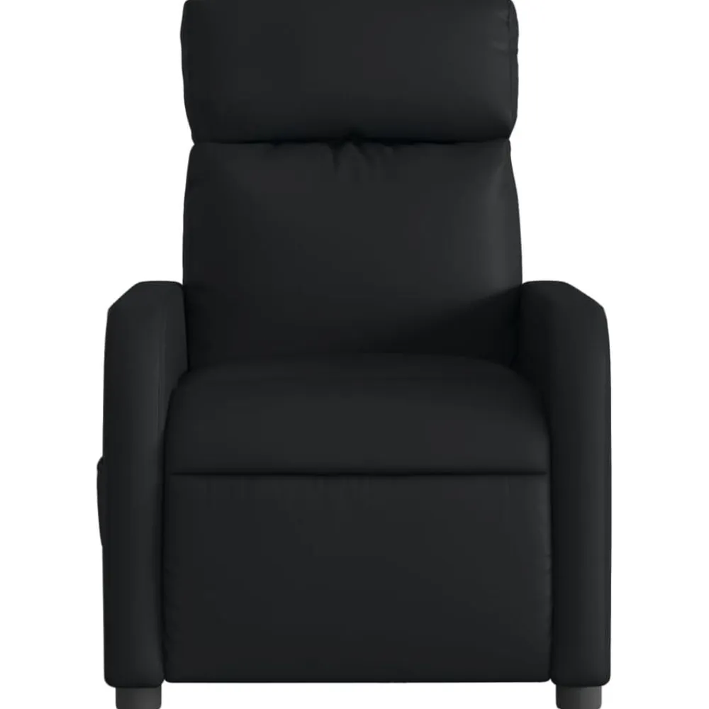 vidaXL Sillas-Sillón de masaje reclinable eléctrico cuero sintético