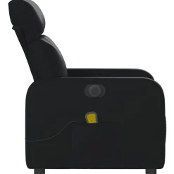 vidaXL Sillas-Sillón de masaje reclinable eléctrico cuero sintético