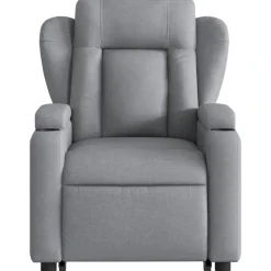 vidaXL Sillas-Sillón de masaje reclinable de pie de tela