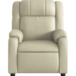 vidaXL Sillas-Sillón de masaje reclinable eléctrico cuero sintético