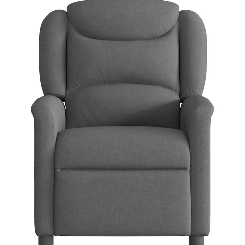vidaXL Sillas-Sillón de masaje reclinable de tela