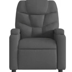vidaXL Sillas-Sillón de masaje reclinable de tela