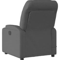 vidaXL Sillas-Sillón de masaje reclinable de tela