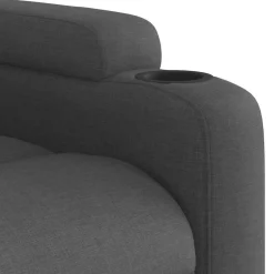 vidaXL Sillas-Sillón de masaje reclinable de tela