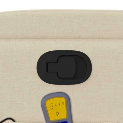 vidaXL Sillón de masaje reclinable de tela Crema Clearance