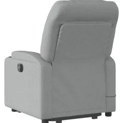 vidaXL Sillas-Sillón de masaje reclinable de pie de tela