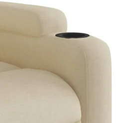 vidaXL Sillas-Sillón de masaje reclinable de tela