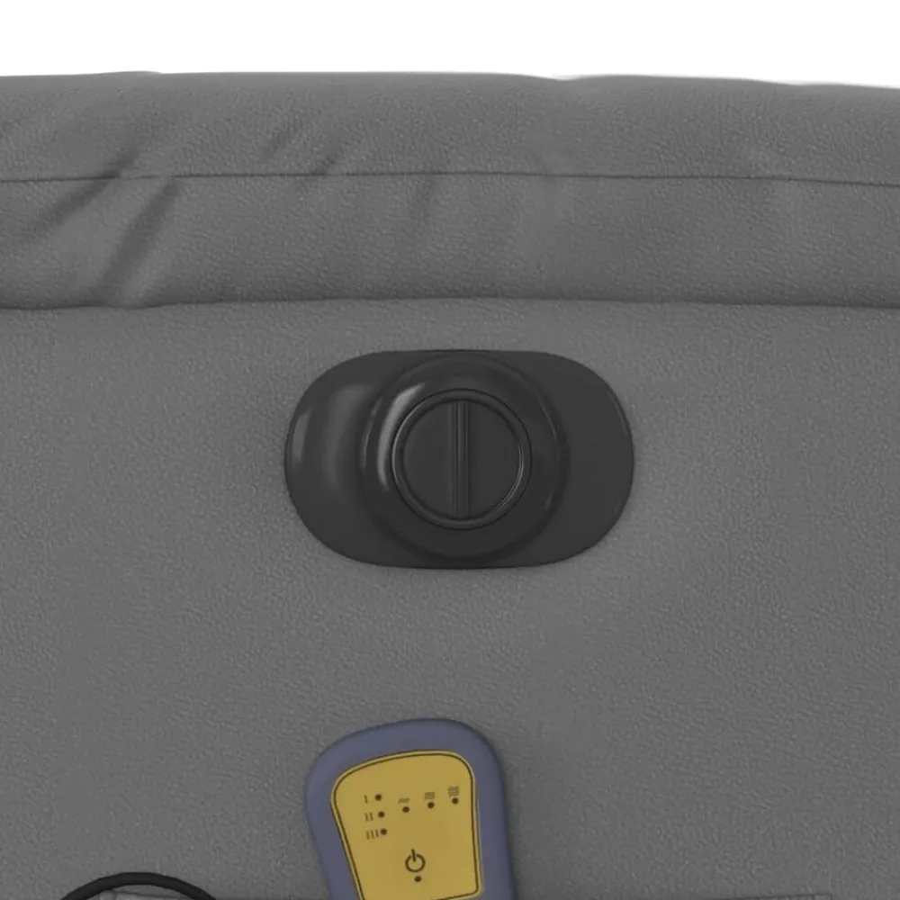 vidaXL Sillas-Sillón de masaje reclinable eléctrico cuero sintético
