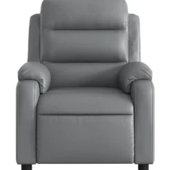 vidaXL Sillas-Sillón de masaje reclinable eléctrico cuero sintético
