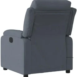vidaXL Sillas-Sillón de masaje reclinable de terciopelo