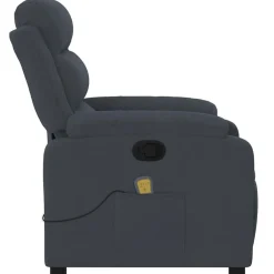 vidaXL Sillas-Sillón de masaje reclinable de terciopelo