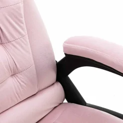 vidaXL Sillón de oficina de masaje terciopelo Rosa Sale