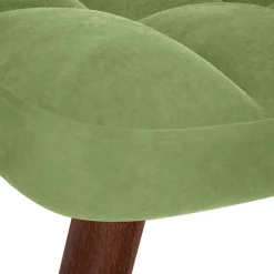 vidaXL Sillas-Sillón de relax con reposapiés terciopelo