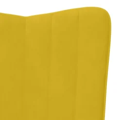 vidaXL Sillas-Sillón de relax con taburete terciopelo
