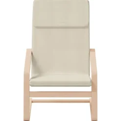 vidaXL Sillas-Sillón de relax con taburete tela color