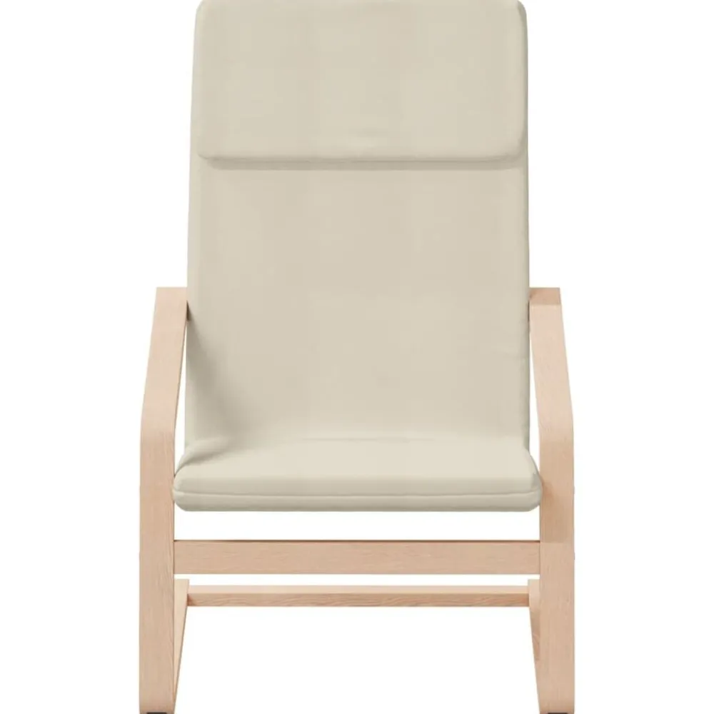 vidaXL Sillas-Sillón de relax con taburete tela color