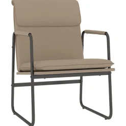 vidaXL Sillas-Sillón de relax cuero sintético color 55x64x80 cm