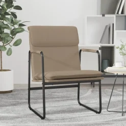 vidaXL Sillas-Sillón de relax cuero sintético color 55x64x80 cm
