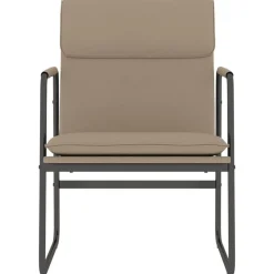 vidaXL Sillas-Sillón de relax cuero sintético color 55x64x80 cm